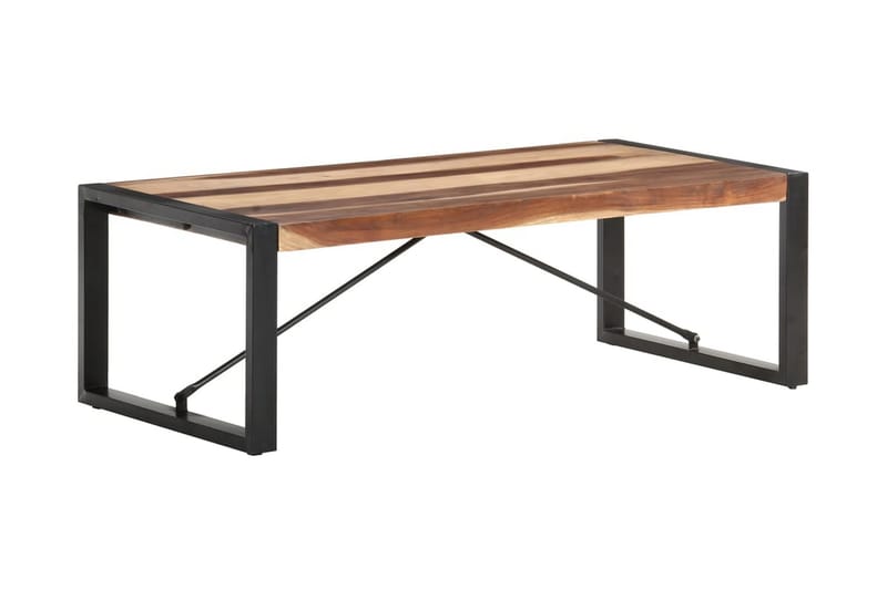 Soffbord 120x60x40 cm massivt trä med sheshamfinish - Brun - Möbler - Bord & matgrupper - Soffbord