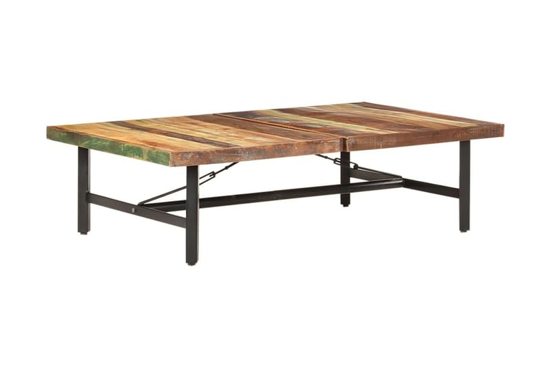 Soffbord 142x90x42 cm massivt återvunnet trä - Brun - Möbler - Bord & matgrupper - Soffbord