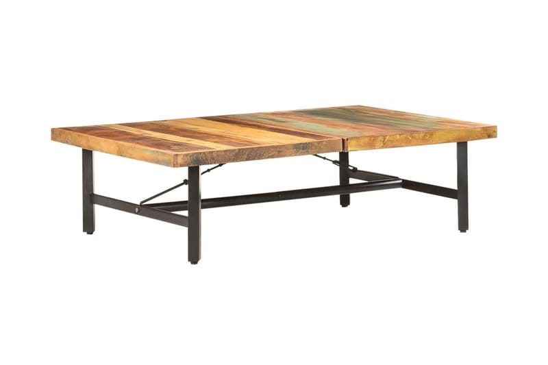 Soffbord 142x90x42 cm massivt återvunnet trä - Brun - Möbler - Bord & matgrupper - Soffbord