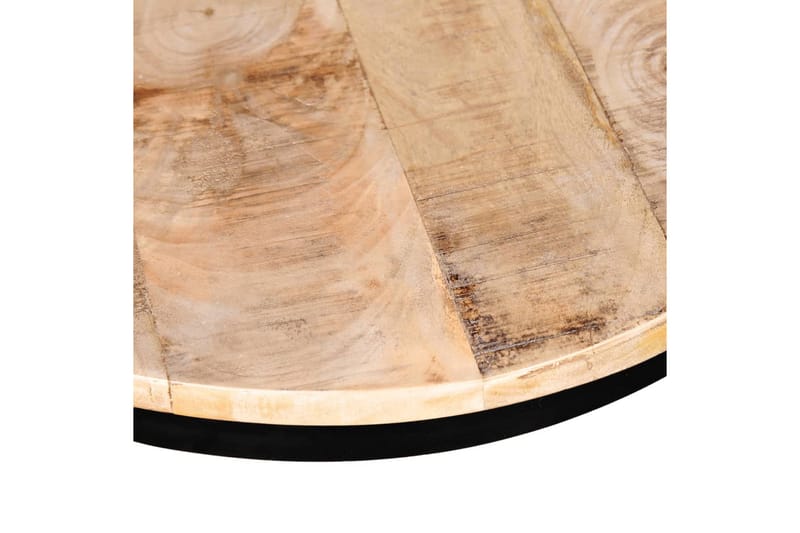 Soffbord 2 st mangoträ rund 40 cm/50 cm - Svart - Möbler - Bord & matgrupper - Soffbord