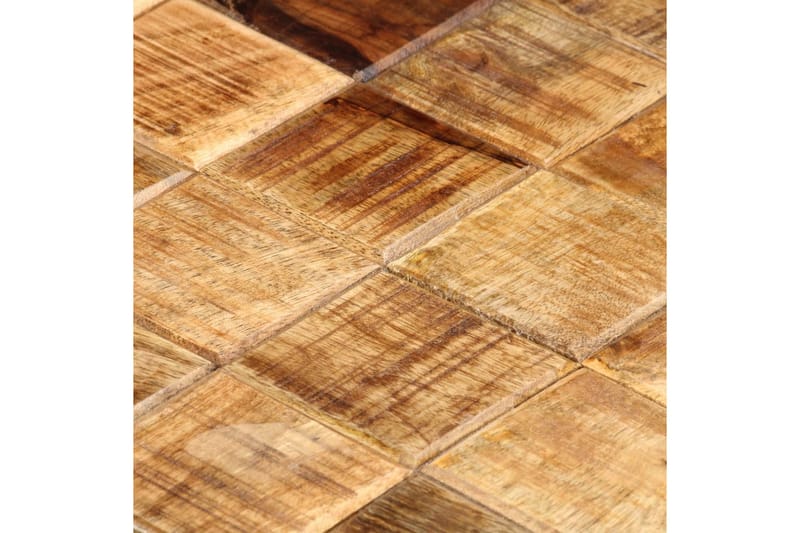 Soffbord 2 st med klossdesign grovt mangoträ - Brun - Möbler - Bord & matgrupper - Soffbord