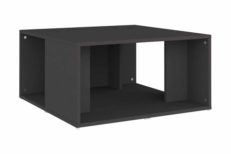 Soffbord 4 st grå 33x33x33 cm spånskiva - Grå - Soffbord