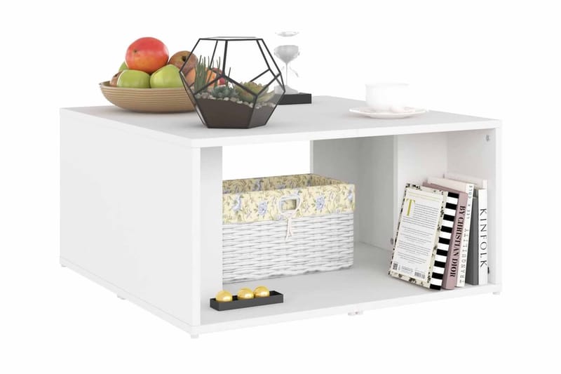 Soffbord 4 st vit 33x33x33 cm spånskiva - Vit - Möbler - Bord & matgrupper - Soffbord