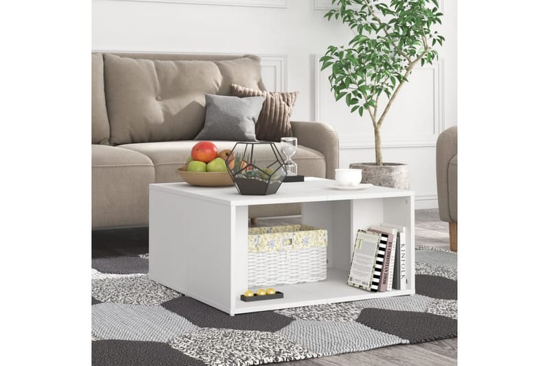 Soffbord 4 st vit 33x33x33 cm spånskiva - Vit - Möbler - Bord & matgrupper - Soffbord