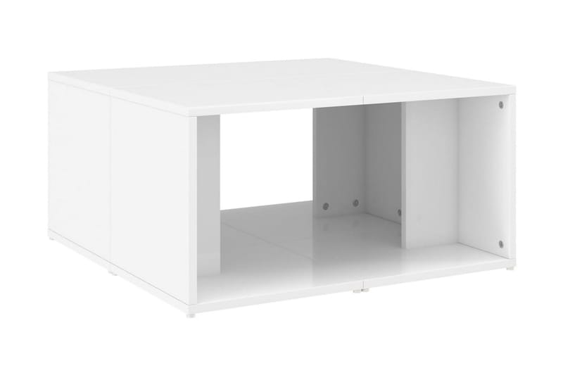 Soffbord 4 st vit högglans 33x33x33 cm spånskiva - Vit - Möbler - Bord & matgrupper - Soffbord