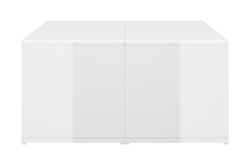 Soffbord 4 st vit högglans 33x33x33 cm spånskiva - Vit - Möbler - Bord & matgrupper - Soffbord