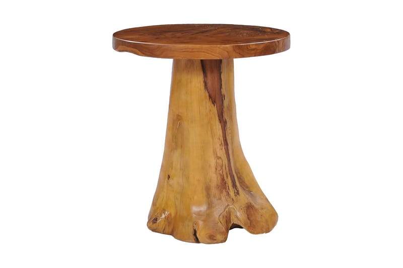 Soffbord 40x40 cm massiv teak - Brun - Soffbord