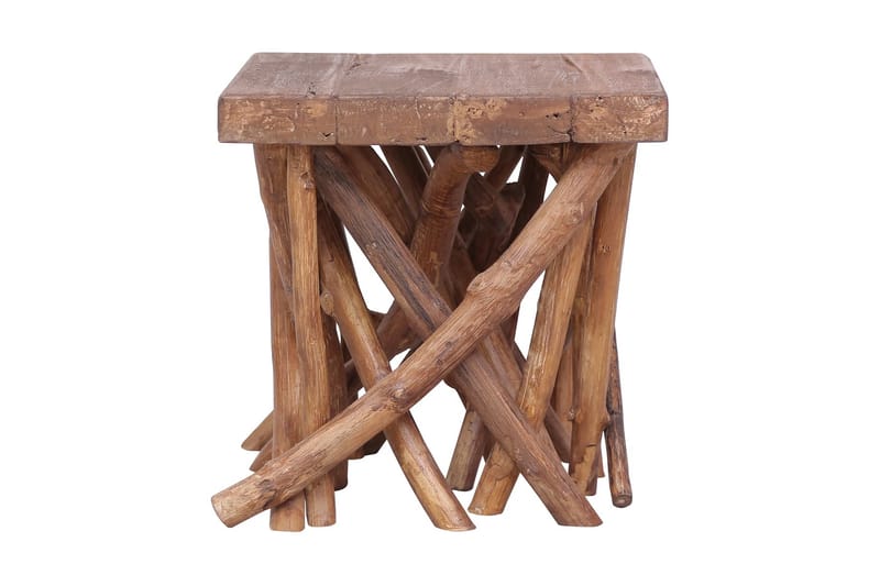 Soffbord 40x40x40 cm massivt trä - Brun - Möbler - Bord & matgrupper - Soffbord