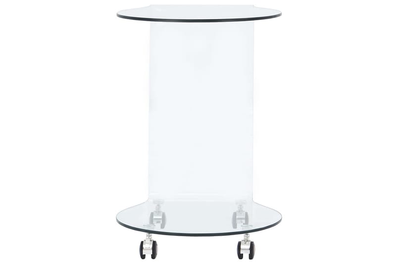 Soffbord 45x40x58 cm härdat glas - Transparent - Möbler - Bord & matgrupper - Soffbord