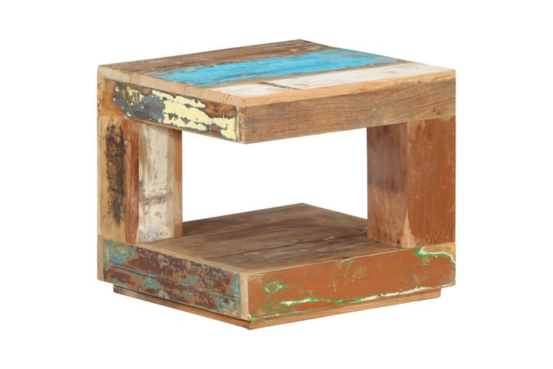 Soffbord 45x45x40 cm massivt återvunnet trä - Brun - Möbler - Bord & matgrupper - Soffbord