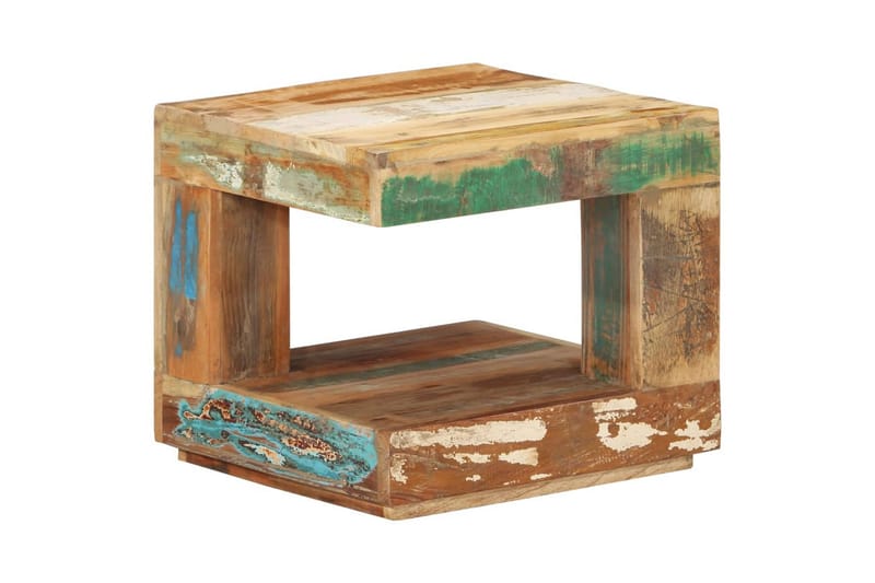 Soffbord 45x45x40 cm massivt återvunnet trä - Brun - Möbler - Bord & matgrupper - Soffbord