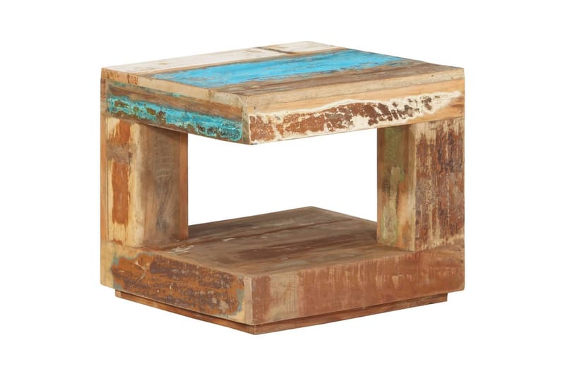 Soffbord 45x45x40 cm massivt återvunnet trä - Brun - Möbler - Bord & matgrupper - Soffbord