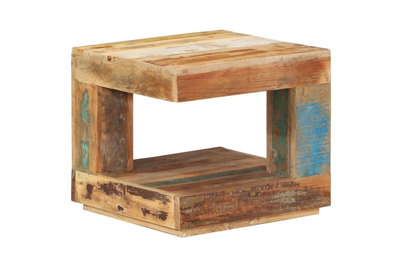 Soffbord 45x45x40 cm massivt återvunnet trä - Brun - Möbler - Bord & matgrupper - Soffbord