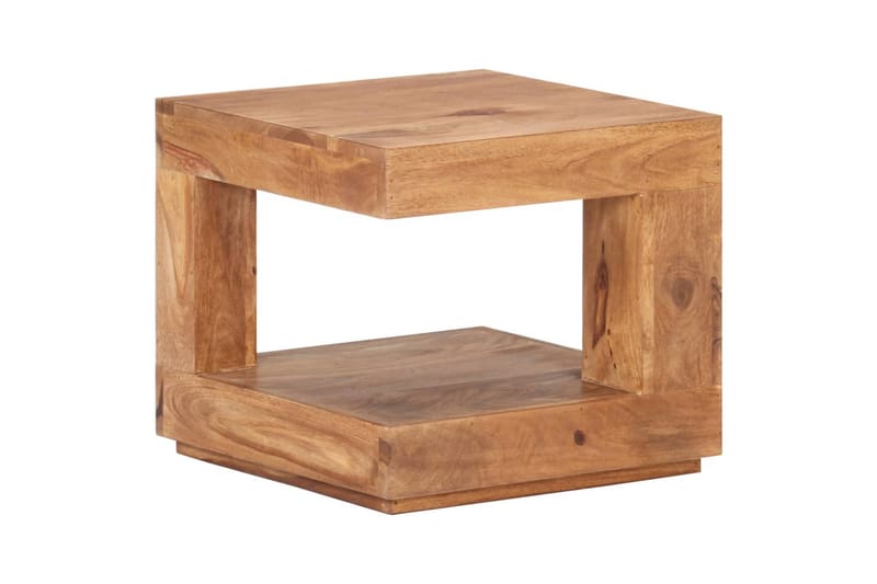 Soffbord 45x45x40 cm massivt sheshamträ - Brun - Möbler - Bord & matgrupper - Soffbord