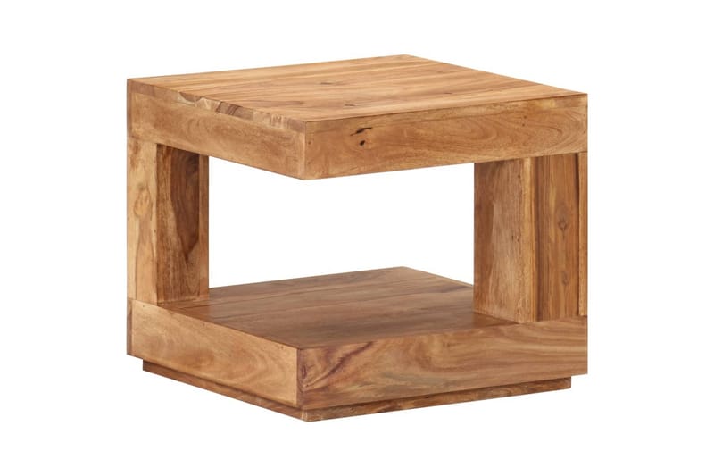 Soffbord 45x45x40 cm massivt sheshamträ - Brun - Möbler - Bord & matgrupper - Soffbord
