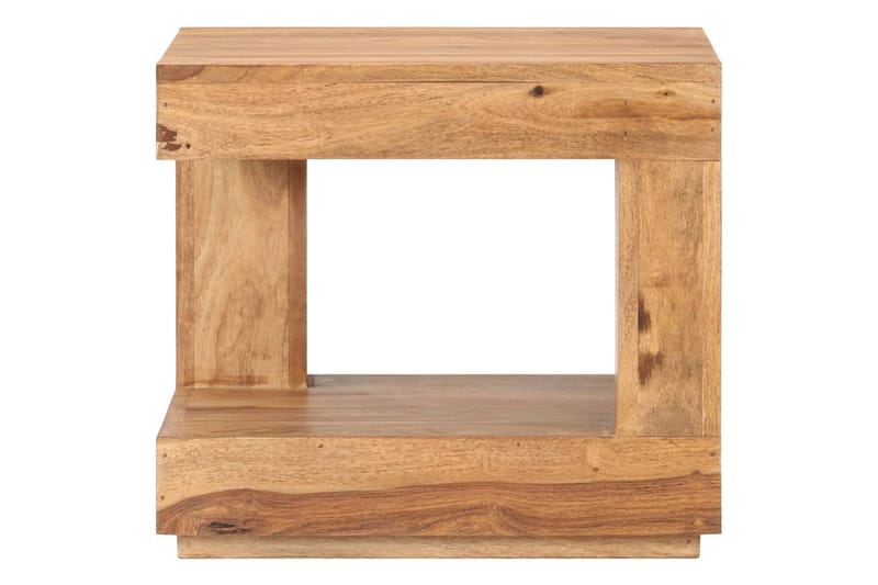 Soffbord 45x45x40 cm massivt sheshamträ - Brun - Möbler - Bord & matgrupper - Soffbord