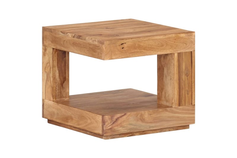 Soffbord 45x45x40 cm massivt sheshamträ - Brun - Möbler - Bord & matgrupper - Soffbord