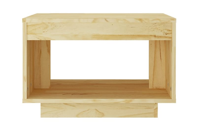 Soffbord 50x50x33,5 cm massiv furu - Brun - Soffbord