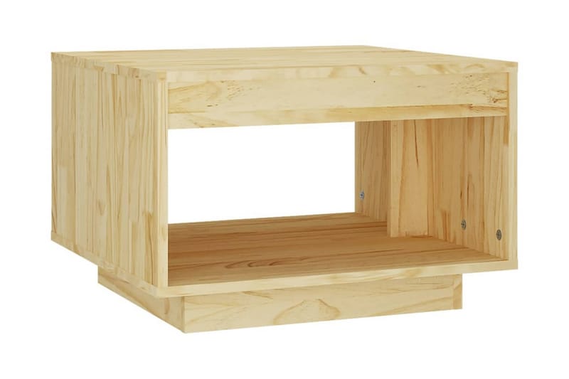 Soffbord 50x50x33,5 cm massiv furu - Brun - Soffbord