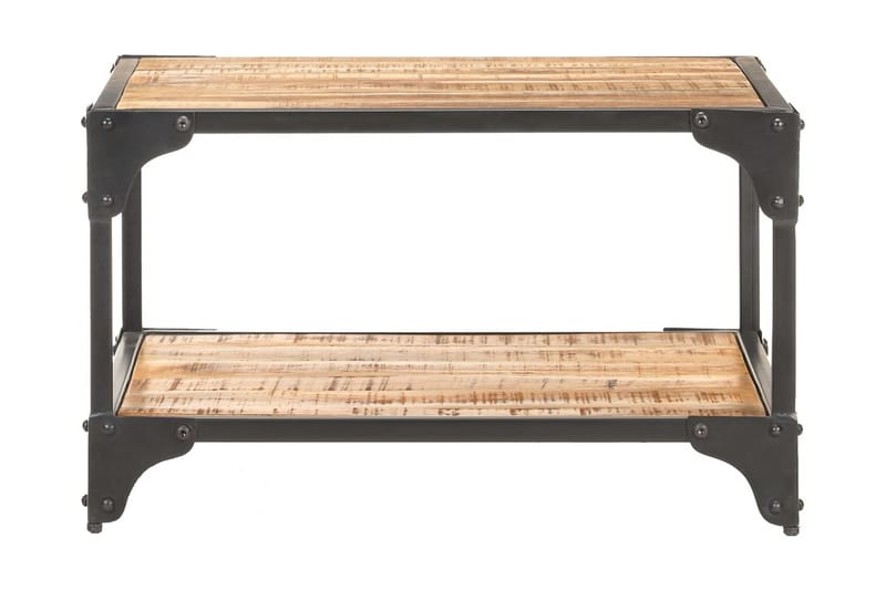Soffbord 60x60x35 cm massivt mangoträ - Brun - Möbler - Bord & matgrupper - Soffbord