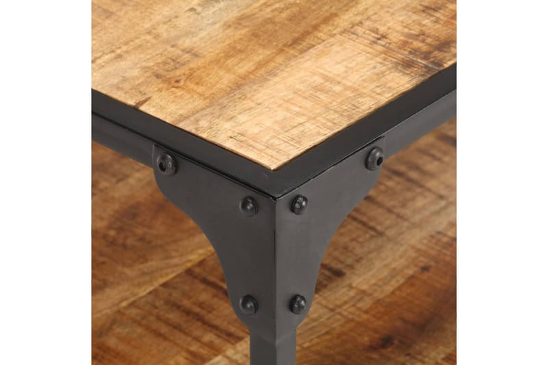 Soffbord 60x60x35 cm massivt mangoträ - Brun - Möbler - Bord & matgrupper - Soffbord