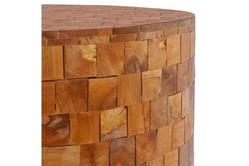Soffbord 60x60x35 cm massivt teakträ - Brun - Möbler - Bord & matgrupper - Soffbord