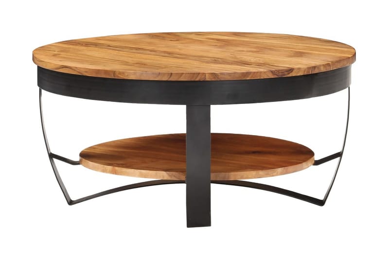 Soffbord 65x65x32 cm massivt akaciaträ - Brun - Möbler - Bord & matgrupper - Soffbord