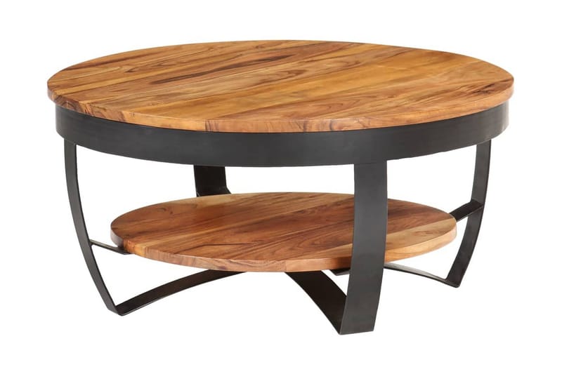 Soffbord 65x65x32 cm massivt akaciaträ - Brun - Möbler - Bord & matgrupper - Soffbord