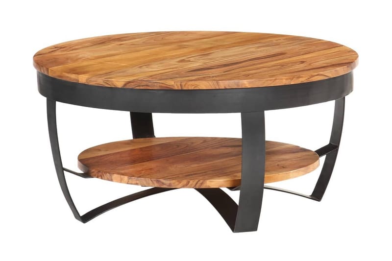 Soffbord 65x65x32 cm massivt akaciaträ - Brun - Möbler - Bord & matgrupper - Soffbord