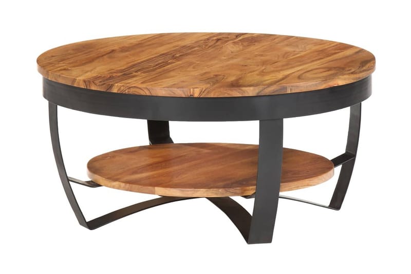 Soffbord 65x65x32 cm massivt akaciaträ - Brun - Möbler - Bord & matgrupper - Soffbord