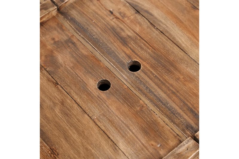 Soffbord 65x65x38 cm massivt återvunnet trä - Brun - Soffbord