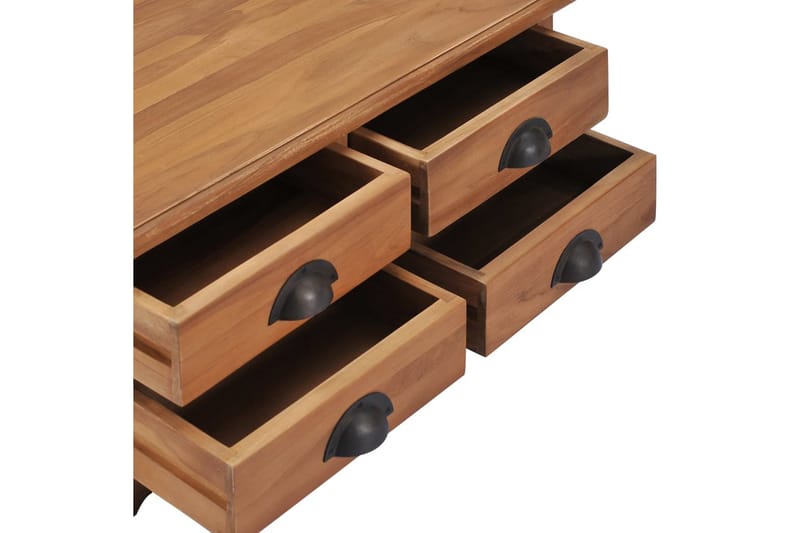 Soffbord 68x68x30 cm massiv teak - Brun - Möbler - Bord & matgrupper - Soffbord