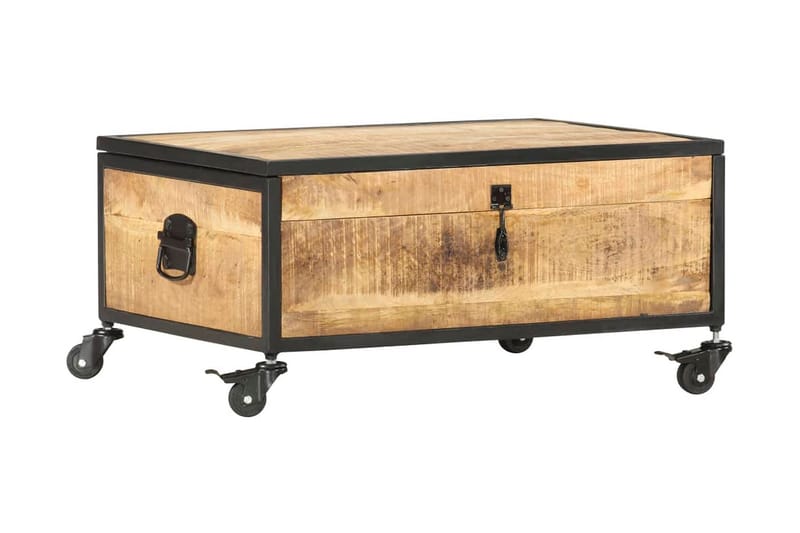 Soffbord 70x50x33 cm massivt mangoträ - Brun - Möbler - Bord & matgrupper - Soffbord
