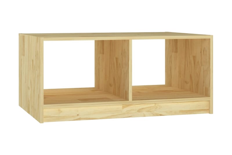 Soffbord 75x50x33,5 cm massiv furu - Brun - Soffbord