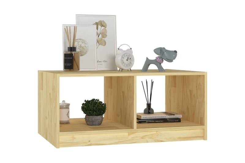 Soffbord 75x50x33,5 cm massiv furu - Brun - Möbler - Bord & matgrupper - Soffbord