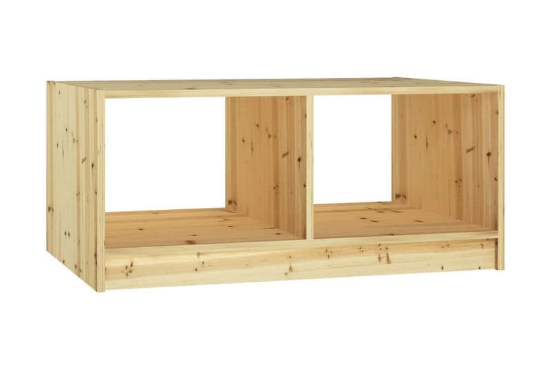 Soffbord 75x50x33,5 cm massivt granträ - Brun - Möbler - Bord & matgrupper - Soffbord