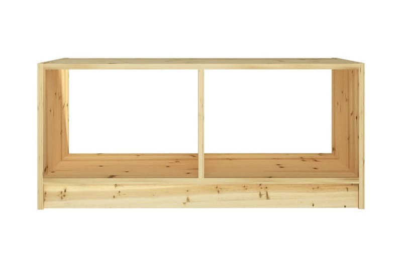Soffbord 75x50x33,5 cm massivt granträ - Brun - Möbler - Bord & matgrupper - Soffbord