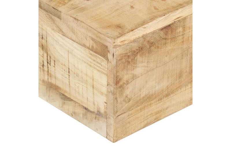 Soffbord 80x80x28 cm massivt mangoträ - Brun - Möbler - Bord & matgrupper - Soffbord