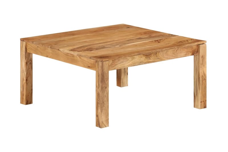 Soffbord 80x80x40 cm massivt akaciaträ - Brun - Möbler - Bord & matgrupper - Soffbord