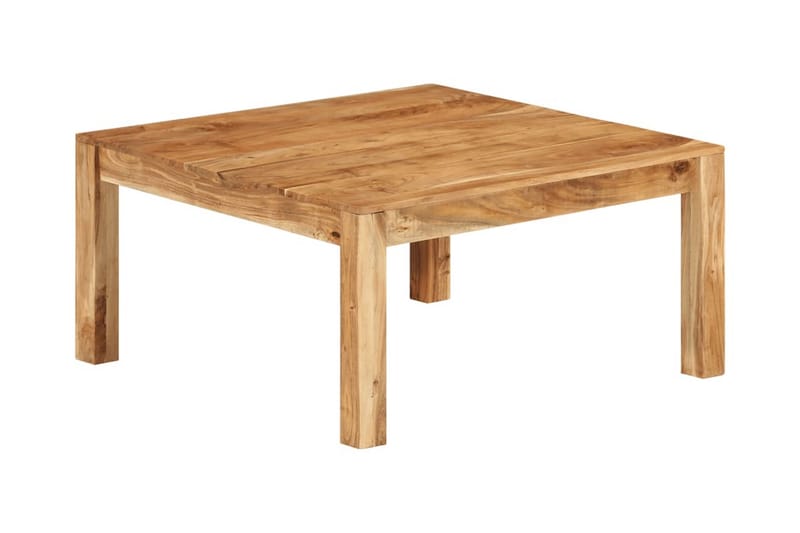 Soffbord 80x80x40 cm massivt akaciaträ - Brun - Möbler - Bord & matgrupper - Soffbord