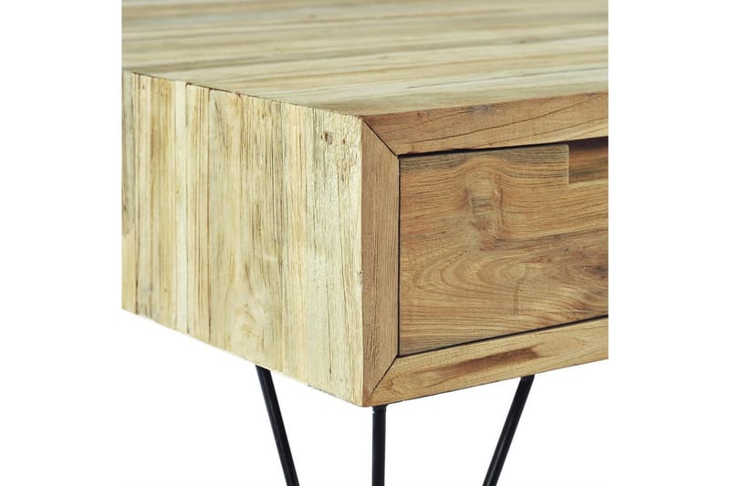 Soffbord 80x80x40 cm massivt teakträ - Brun - Möbler - Bord & matgrupper - Soffbord