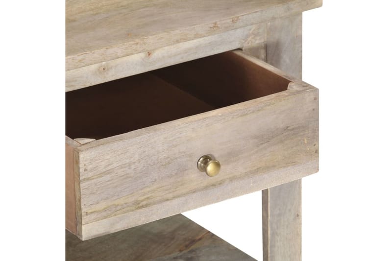 Soffbord 82x52x47 cm massivt mangoträ - Grå - Möbler - Bord & matgrupper - Soffbord