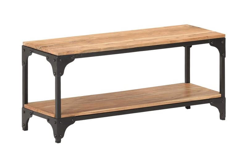 Soffbord 90x30x40 cm massivt akaciaträ - Brun - Möbler - Bord & matgrupper - Soffbord