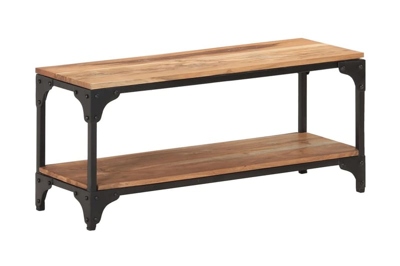 Soffbord 90x30x40 cm massivt akaciaträ - Brun - Möbler - Bord & matgrupper - Soffbord
