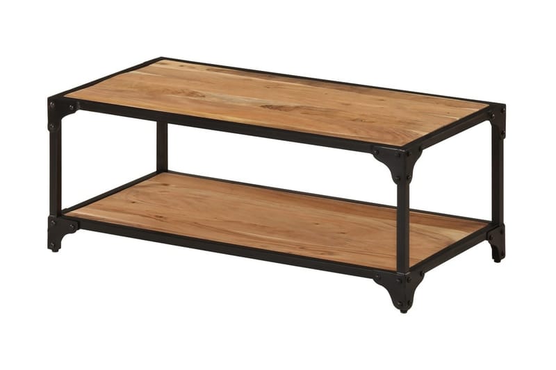 Soffbord 90x45x35 cm massivt akaciaträ - Brun - Möbler - Bord & matgrupper - Soffbord