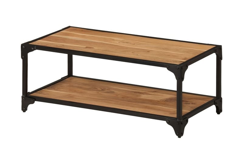 Soffbord 90x45x35 cm massivt akaciaträ - Brun - Möbler - Bord & matgrupper - Soffbord