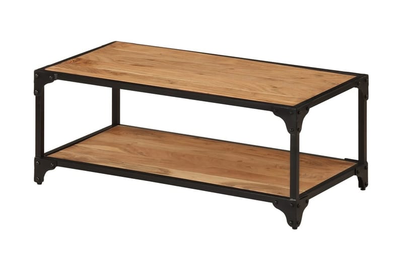 Soffbord 90x45x35 cm massivt akaciaträ - Brun - Möbler - Bord & matgrupper - Soffbord