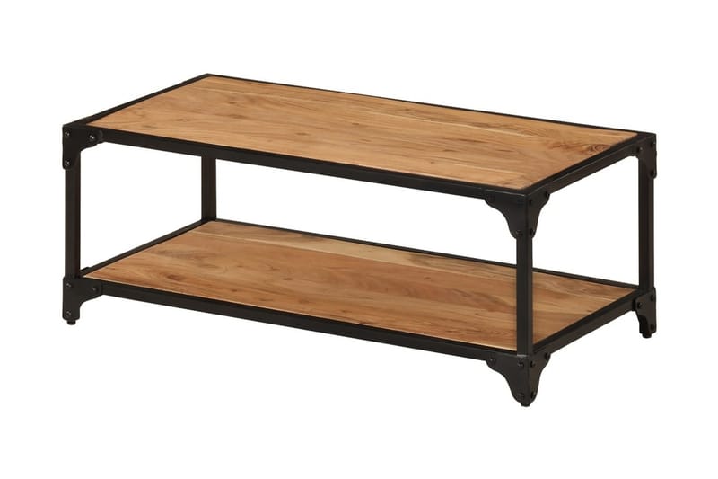Soffbord 90x45x35 cm massivt akaciaträ - Brun - Möbler - Bord & matgrupper - Soffbord