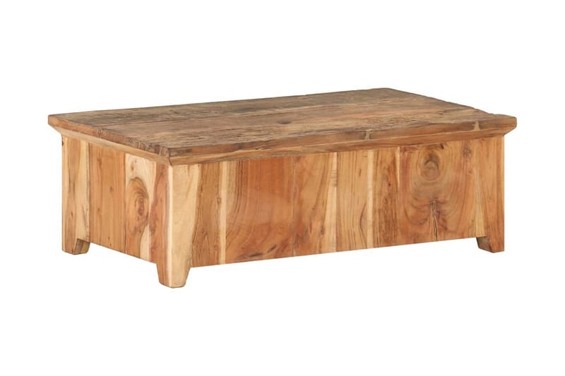 Soffbord 90x50x31 cm massivt återvunnet trä - Brun - Möbler - Bord & matgrupper - Soffbord