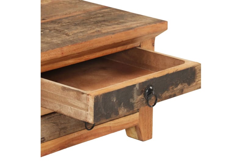 Soffbord 90x50x31 cm massivt återvunnet trä - Brun - Möbler - Bord & matgrupper - Soffbord